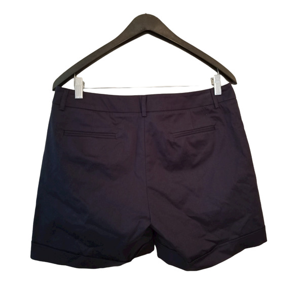 Rosso35 Solid Navy Shorts Women's Size 34 US Inseam 5.5 in NWT - Picture 2 of 8